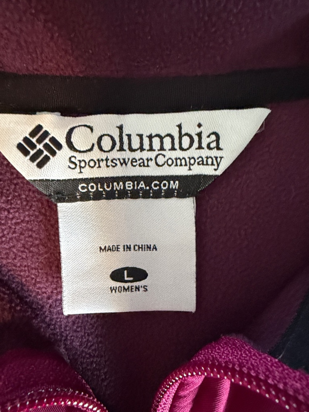 Columbia Women's Raspberry Jacket Large - Picture 3 of 4